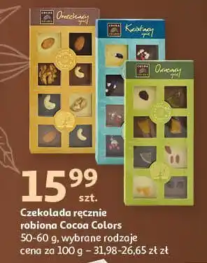 Auchan Czekolada orzechowy ogród cocoa colors oferta