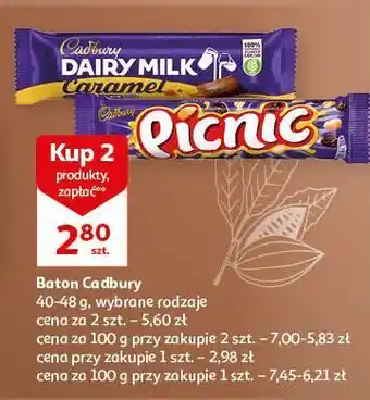 Auchan Baton cadbury picnic oferta