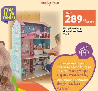 Auchan Domek drewniany z kuchnią oferta