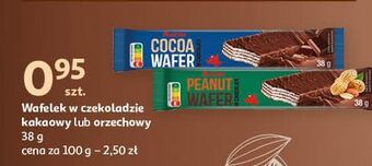 Auchan Wafelek w polewie czekoladowej kakaowy auchan oferta