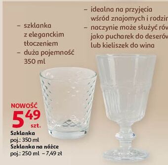Auchan Szklanka 350 ml oferta