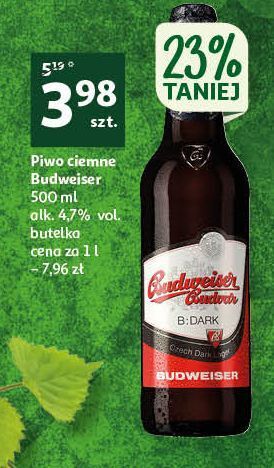 Auchan Piwo budweiser budvar oferta