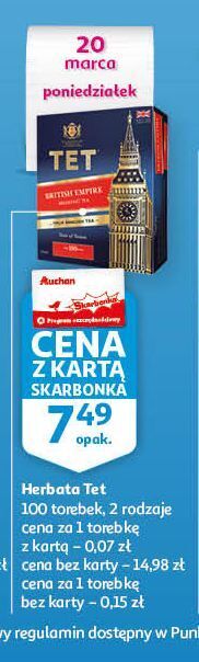 Auchan Herbata tet british empire oferta