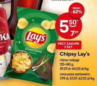 Żabka Frito Lay Chipsy Lay's 125-140g oferta