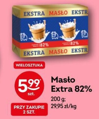 Żabka Masło Extra 82% 200g oferta