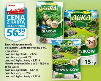 Auchan Nawóz do trawników agra oferta