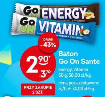 Żabka Sante Baton Go On 50g oferta
