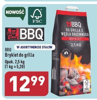 ALDI Brykiet do grilla bbq oferta