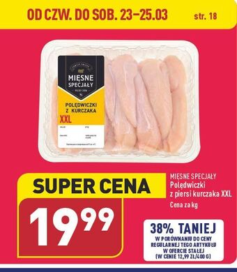 ALDI Polędwiczki z kurczaka mięsne specjały zawsze świeże (aldi) oferta