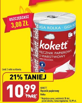 ALDI Ręcznik papierowy 2-warstwowy kokett oferta