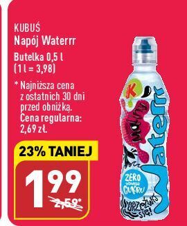 ALDI Woda malinowa kubuś waterrr oferta