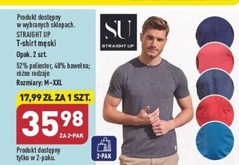 ALDI T-shirt męski m-xxl straight up oferta