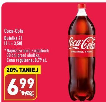 ALDI Napój coca-cola oferta