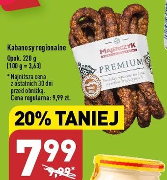 ALDI Kabanosy wieprzowo-cielęce majerczyk oferta