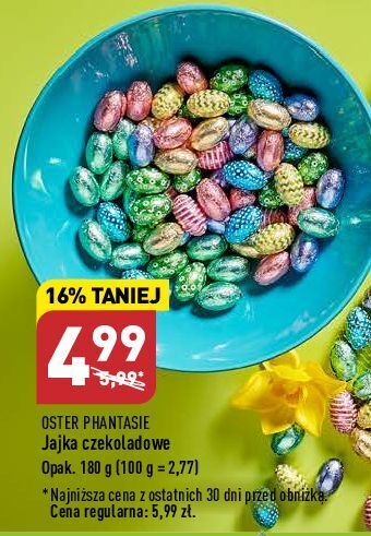 ALDI Jajka czekoladowe oster phantasie oferta