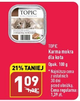 ALDI Karma dla kota z cielęciną i kurczakiem topic oferta
