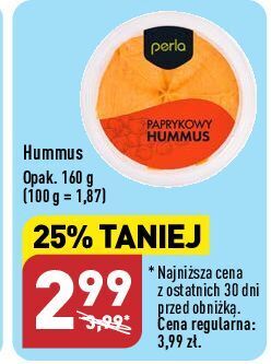 ALDI Hummus paprykowy perla oferta