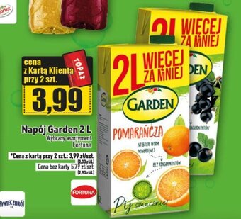 Topaz Fortuna Napój Garden 2L oferta