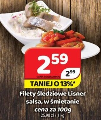 Delfin Lisner filety śledziowe 100g oferta