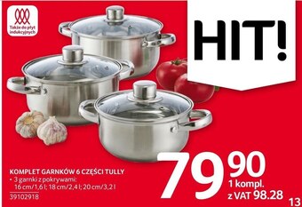 Selgros Zestaw garnków oferta