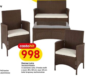 Castorama Zestaw mebli ogrodowych oferta