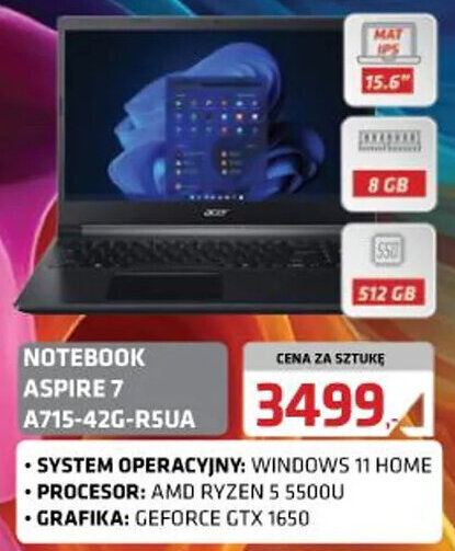 Alsen Acer Notebook Aspire 7 A715-42G-R5UA oferta