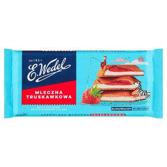 Społem E. wedel czekolada mleczna truskawkowa 100 g oferta