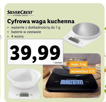 Lidl Waga kuchenna silvercrest oferta