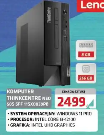 Alsen Lenovo Komputer Thinkcentre Neo 50S SFF 115X0039PB oferta