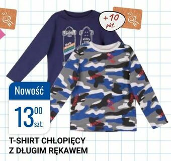 T-shirt chłopięcy z długim rękawem