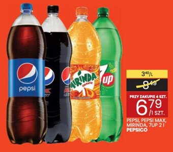 Pepsico Pepsi, Pepsi MAX, Mirinda, 7Up 2l