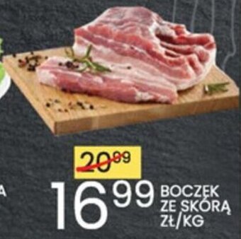 Wafelek Boczek ze skórą 1kg oferta