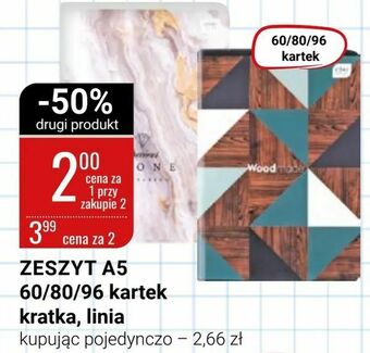 bi1 ZesZyt a5 60/80/96 kartek kratka, linia oferta