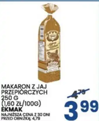 Wafelek Ekmak Makaron z jaj przepiórczych 250g oferta