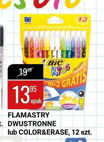 bi1 Flamastry dwustronne lub color&erase, 12 szt oferta