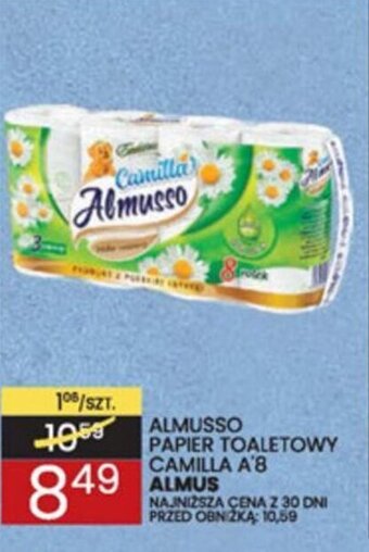 Wafelek Almus almusso papier toaletowy camilla a'8 oferta