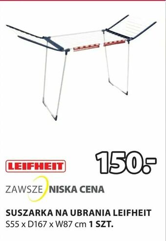 JYSK Suszarka na ubrania leifheit oferta