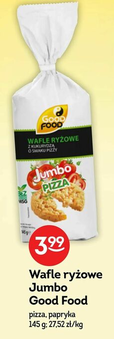 Żabka Wafle ryżowe Jumbo Good Food oferta