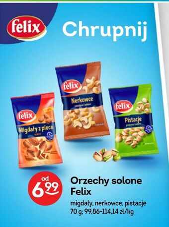 Żabka Orzechy solone felix oferta