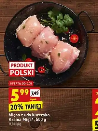 Biedronka Mięso z uda kurczaka 500g oferta