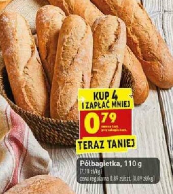 Biedronka Półbagietka 110g oferta