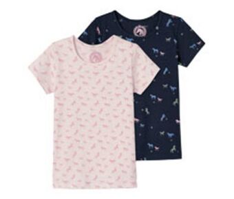 Tchibo Koszulki z bawełny ekologicznej, 2 sztuki oferta