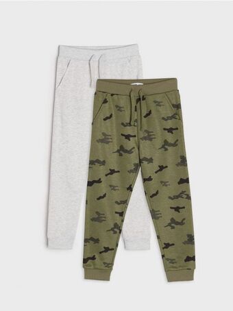 Sinsay Spodnie dresowe jogger 2 pack oferta