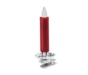 Tchibo Świeczki choinkowe led, 12 sztuk, czerwone oferta