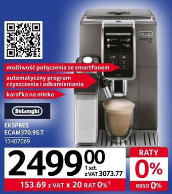 Selgros DeLonghi Ekspres Ecam370.95.T oferta