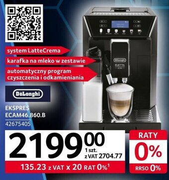 Selgros DeLonghi Ekspres Ecam46.860.B oferta