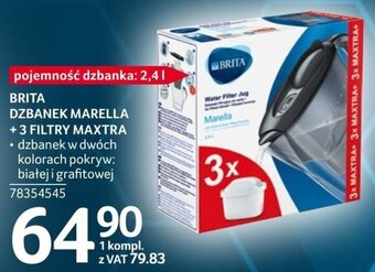 Selgros Brita Dzbanek Marella + 3 filtry Maxtra oferta