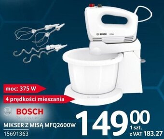 Selgros Bosch Mikser z misą MFQ2600W oferta