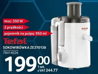 Selgros Tefal Sokowirówka ZE307138 oferta