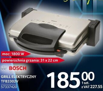 Selgros Bosch Grill elektryczny TFB3302V oferta